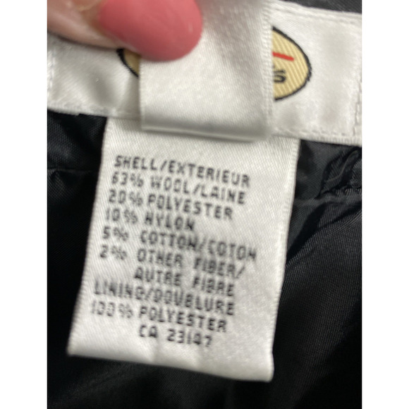 Talbots Midi Skirt Women Size 4 Wool‎ Blend Black Tweed Straight Preppy Academia - Picture 4 of 10